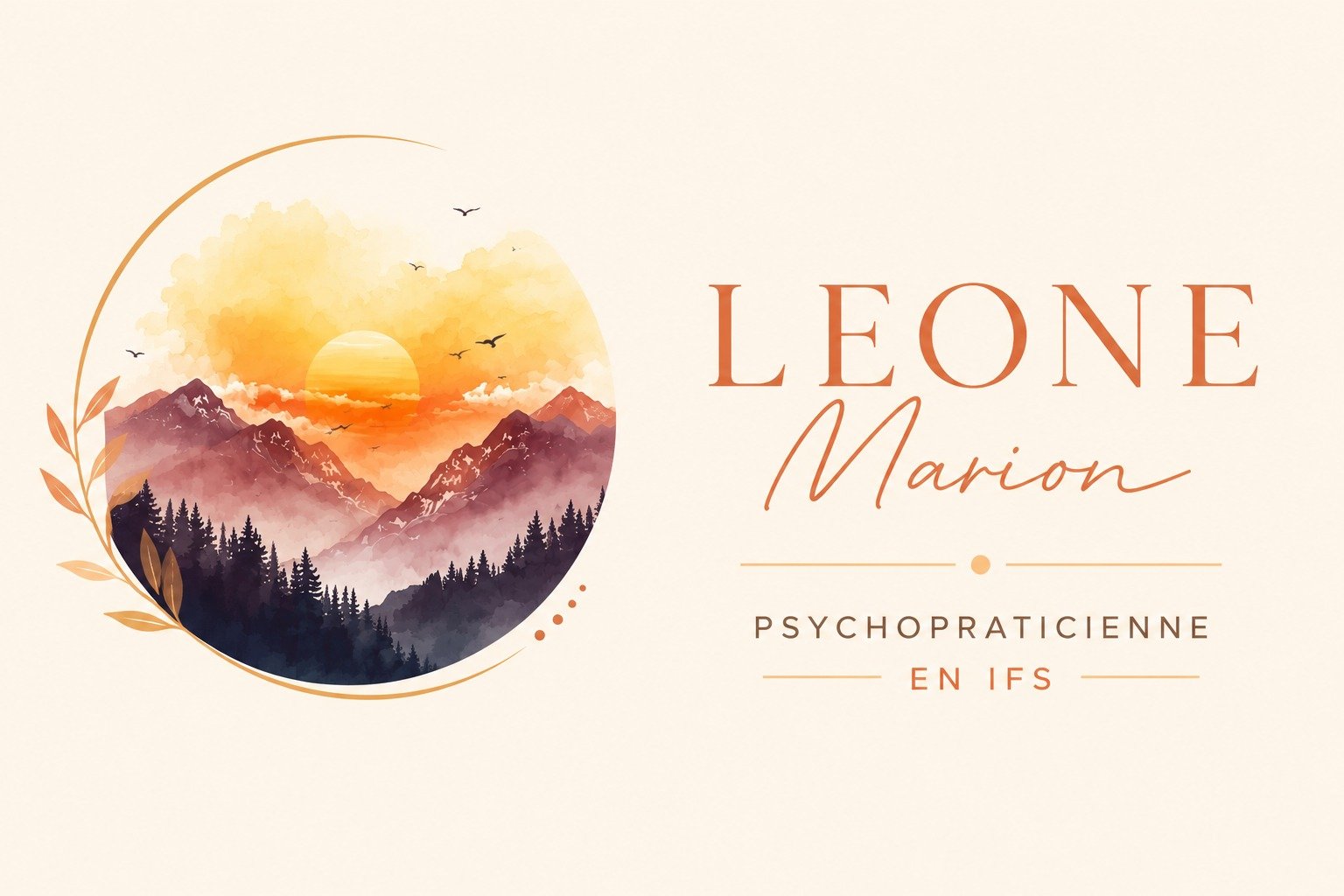 Carte de visite de Leone Marion, psychopraticienne en IFS